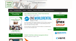 Desktop Screenshot of meetingdesigninstitute.org